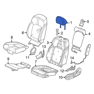 Honda OE - Front Left Headrest