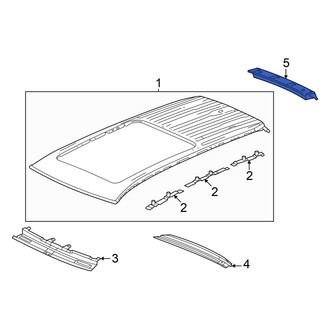 Honda OE - Rear Roof Header Panel