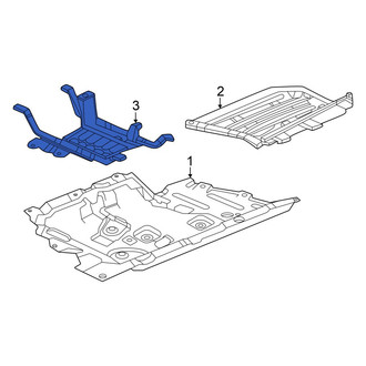 Honda OE - Floor Pan Splash Shield Bracket