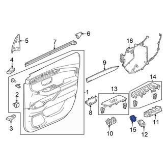 Honda OE - Front Door Panel Insert