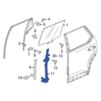 Honda OE - Rear Right Window Regulator