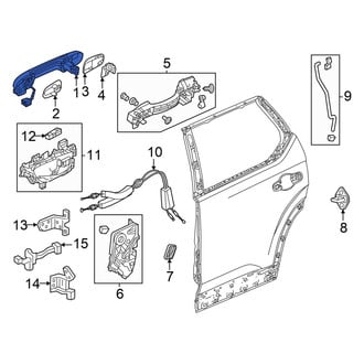 Honda OE - Front Right Outer Exterior Door Handle