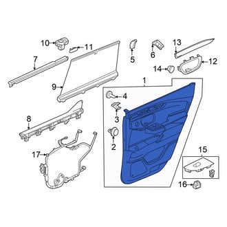 Honda OE - Rear Left Outer Door Outer Panel
