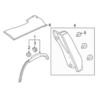 Honda OE - Quarter Panel - Exterior Trim