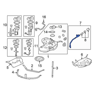 Honda OE - Fuel Tank Filler Neck