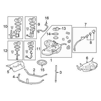 Honda OE - Fuel System Components