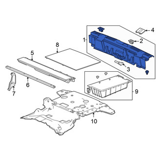 Honda OE - Rear Liftgate Trim Scuff Plate