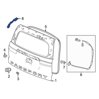 Honda OE - Rear Left Liftgate Hinge