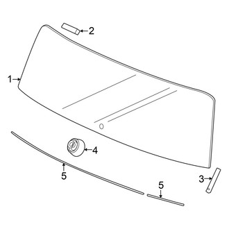 Honda OE - Lift Gate - Glass