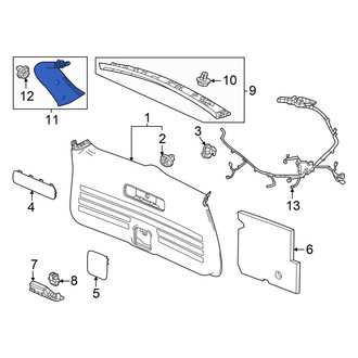 Honda OE - Rear Left Liftgate Trim