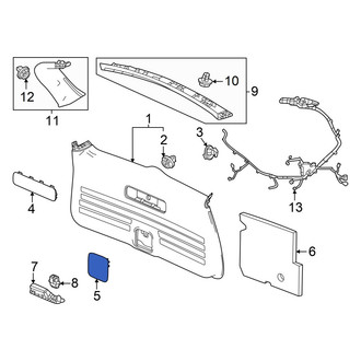 Honda OE - Lower Liftgate Trim Cap