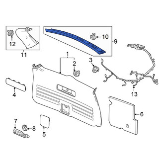 Honda OE - Rear Upper Liftgate Trim