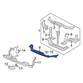 Honda OE - Front Radiator Support Access Cover