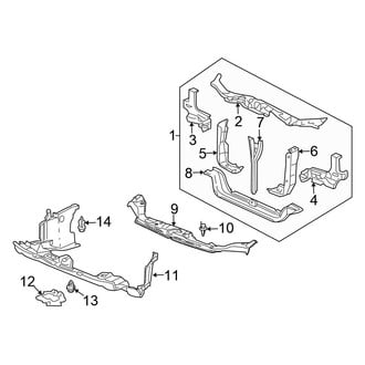 Honda OE - Radiator Support