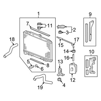 Honda OE - Cooling - Radiator & Components