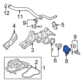 Honda OE - Engine Coolant Thermostat Housing