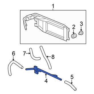 Honda OE - Automatic Transmission Oil Cooler Tube