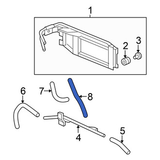 Honda OE - Automatic Transmission Oil Cooler Hose