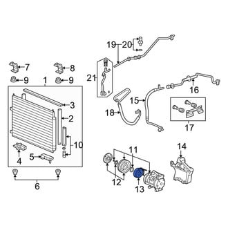 Honda OE - A/C Compressor Clutch Coil