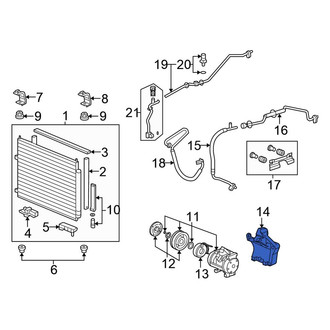 Honda OE - A/C Compressor Bracket