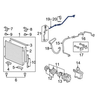 Honda Ridgeline OEM A/C & Heating Parts Systems, Compressors — CARiD
