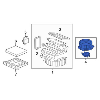 Honda OE - HVAC Blower Motor Assembly