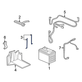 Honda OE - Battery Hold Down Bolt