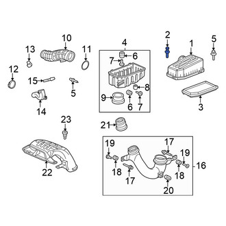 Honda OE - Air Filter Housing Bolt