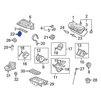 Honda OE - Engine Timing Belt Tensioner