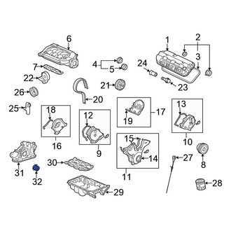 Honda OE - Engine Timing Crankshaft Sprocket