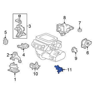 Honda OE - Rear Automatic Transmission Mount