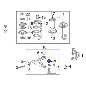 Honda OE - Front Suspension Ball Joint Boot