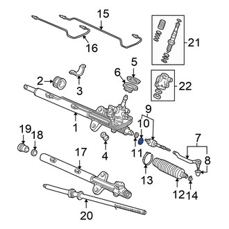Honda OE - Steering Tie Rod Washer