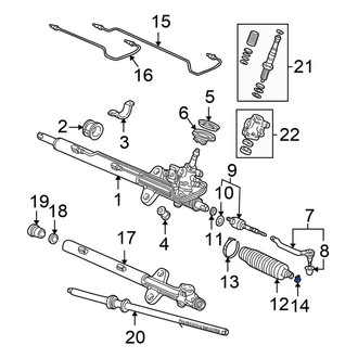 Honda OE - Inner Rack and Pinion Bellows Clamp