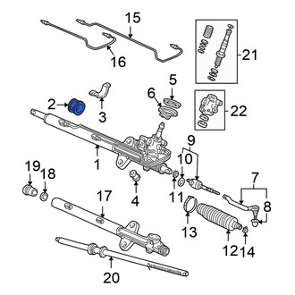 Honda OE - Right Rack and Pinion Mount Bushing