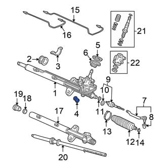 Honda OE - Right Rack and Pinion Mount Bushing
