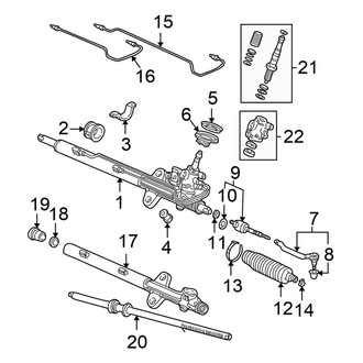 Honda OE - Steering Gear & Linkage