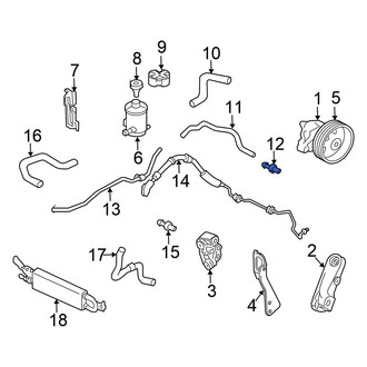 Honda OE - Power Steering Return Hose