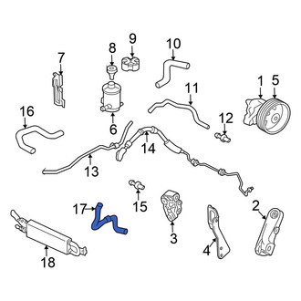 Honda OE - Power Steering Return Hose