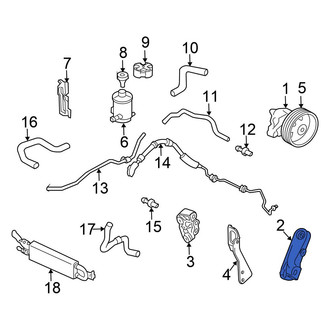 Honda OE - Front Power Steering Pump Bracket
