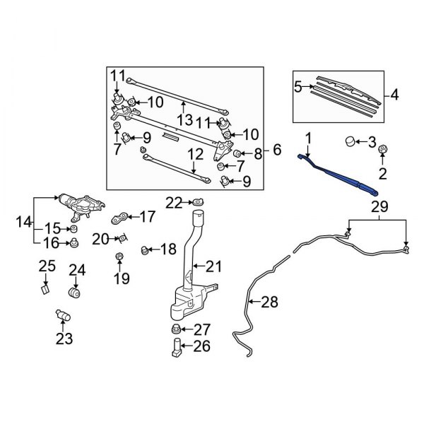 Windshield Wiper Arm