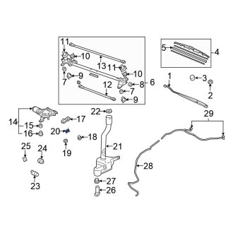 Honda OE - Shock Mount Washer