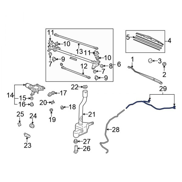 Windshield Washer Nozzle