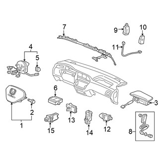 Honda OE - Restraint Systems - Air Bag Components