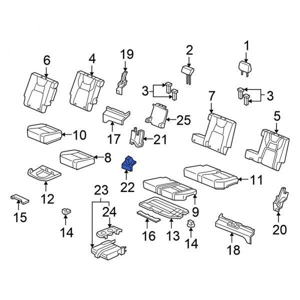 Seat Hinge Cover