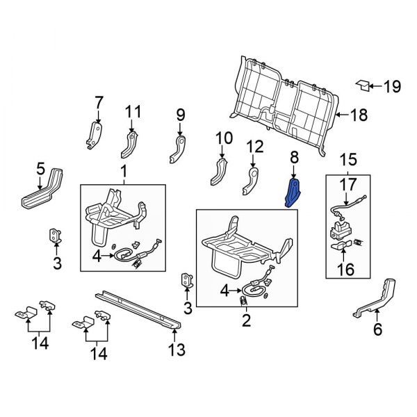 Seat Frame Trim Panel