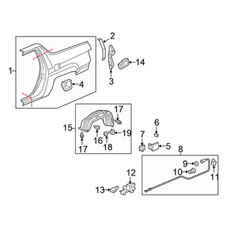 Honda OE - Quarter Panel - Side Panel & Components