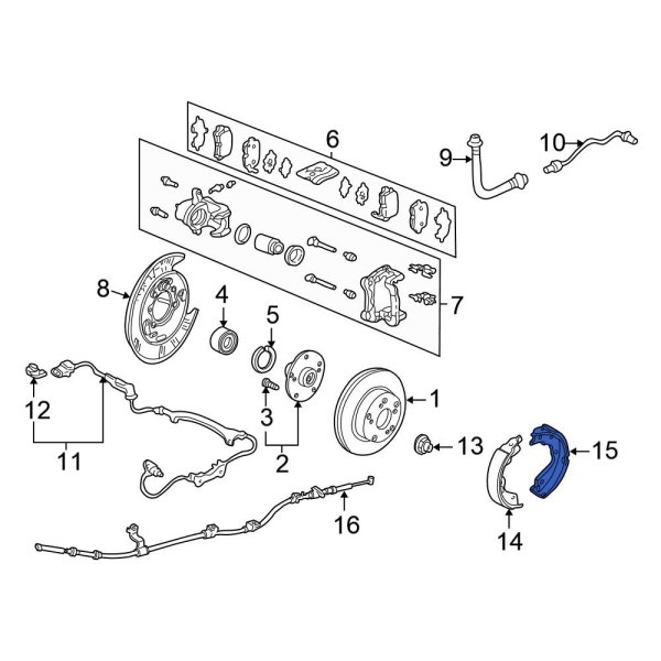 Parking Brake Shoe