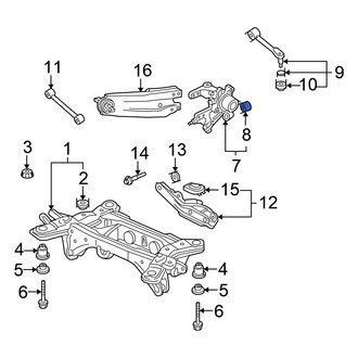 Honda OE - Rear Suspension Knuckle Bushing