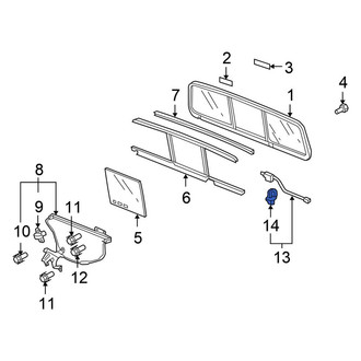 Honda OE - Front Antenna Cable Clip